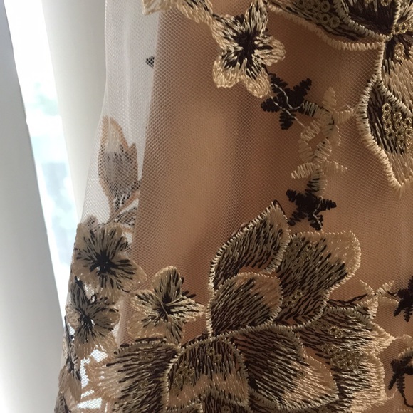 NWT Champagne/ nude maxi dress - Picture 4 of 4